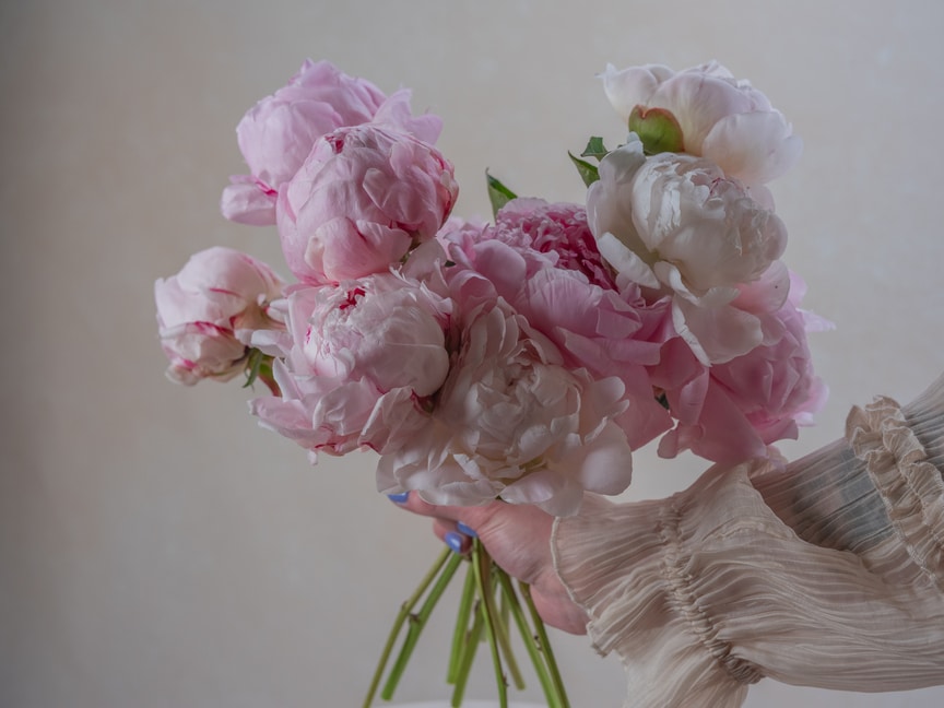 Peony Wrap Bouquet